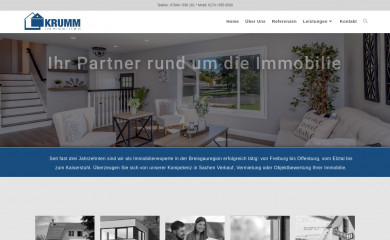 krumm-immobilien.de screenshot
