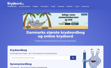 krydsord.dk screenshot