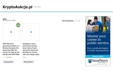 kryptoaukcje.pl screenshot