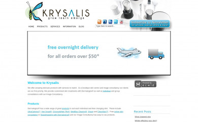 krysalis.com.au screenshot