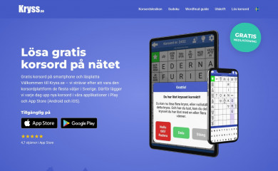kryss.se screenshot