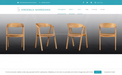 krzesla.warszawa.pl screenshot