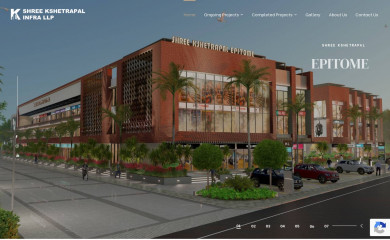 kshetrapalinfra.com screenshot