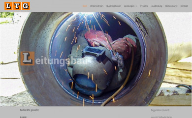 ltg-leitungstiefbau.de screenshot