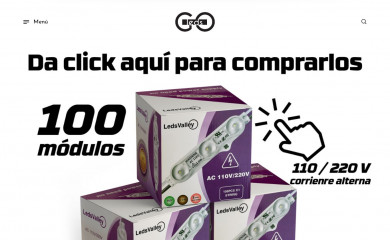 lucesled.com.mx screenshot