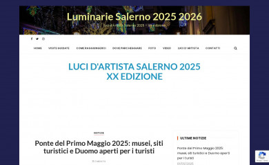 lucidartistasalerno.com screenshot