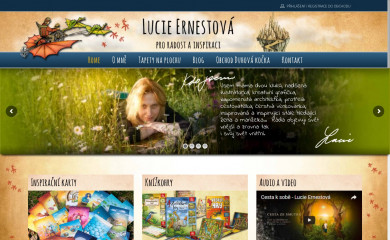 lucieernestova.cz screenshot