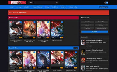 luciferdonghua.org screenshot