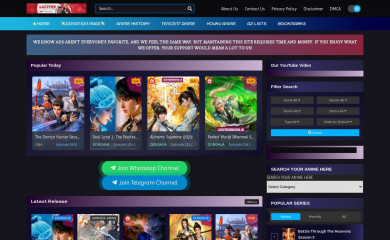 luciferdonghua.in screenshot