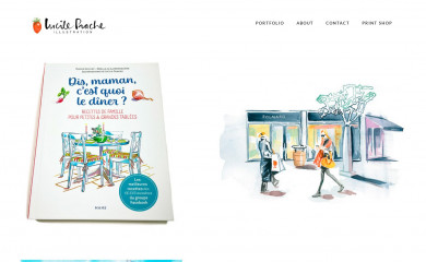 lucileprache.com screenshot