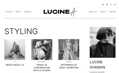 lucine-a.com screenshot