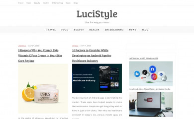 lucistyle.com screenshot