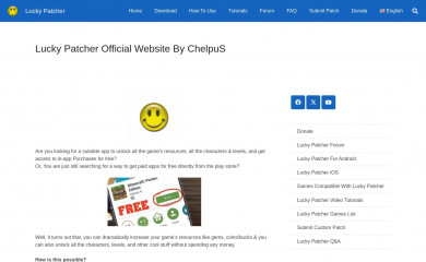 luckypatchers.com screenshot