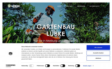luebke-gartenbau.de screenshot