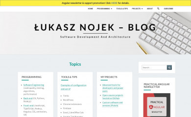 lukasznojek.com screenshot