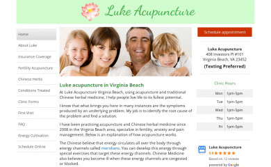 lukeacupuncture.net screenshot