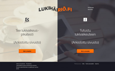 lukihairio.fi screenshot