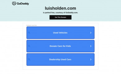 luisholden.com screenshot