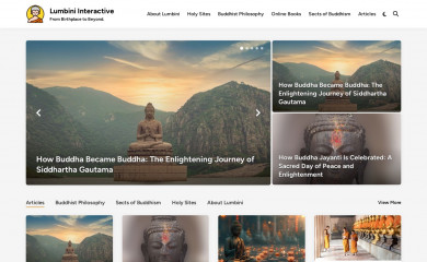 lumbiniinteractive.org.np screenshot