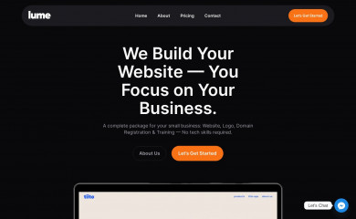 lumedigital.com.au screenshot