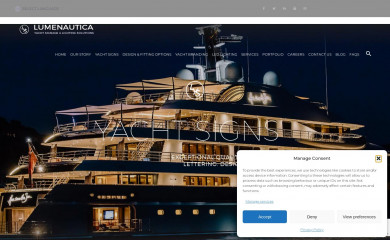 lumenautica.com screenshot