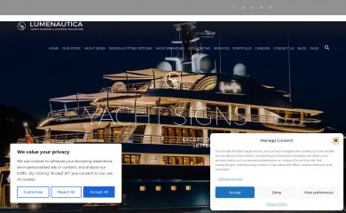 lumenautica.com screenshot