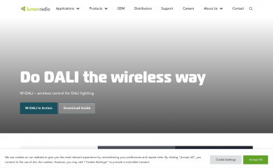 lumenradio.com screenshot