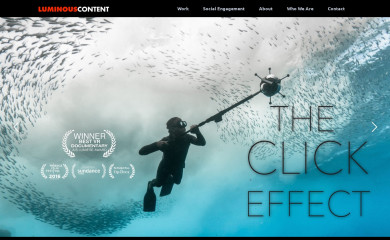 luminouscontent.com screenshot