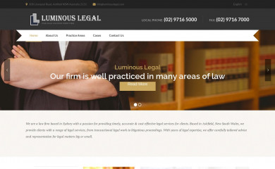 luminouslegal.com screenshot