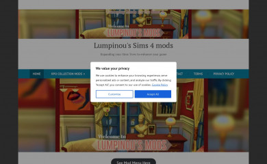 lumpinoumods.com screenshot