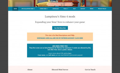 lumpinoumods.com screenshot