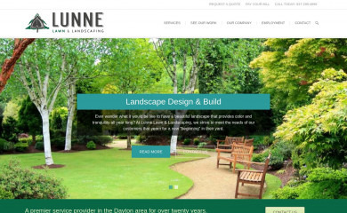 lunnelawn.com screenshot