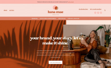 lunamaecreative.com screenshot