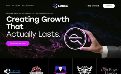 lunexmarketing.com screenshot