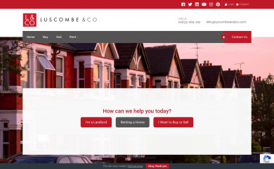 luscombelettings.co.uk screenshot