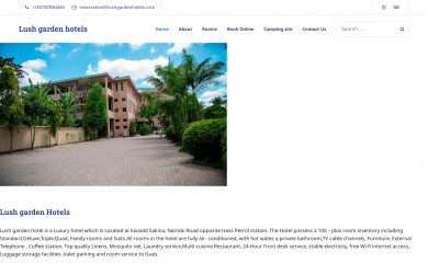 lushgardenhotels.co.tz screenshot