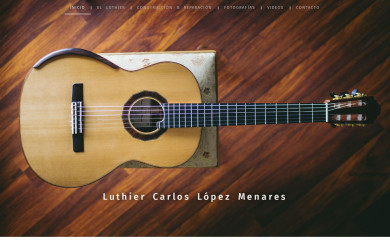 luthiercarloslopez.cl screenshot