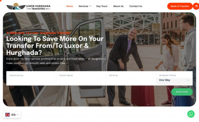 luxorhurghadatransfer.com screenshot