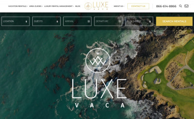 luxevaca.com screenshot