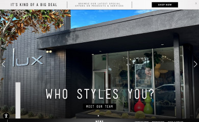 luxsalon.com screenshot