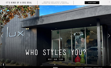 luxsalon.com screenshot