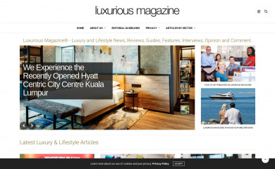 luxuriousmagazine.com screenshot