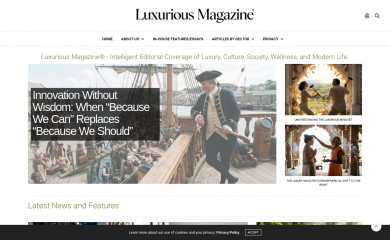 luxuriousmagazine.com screenshot