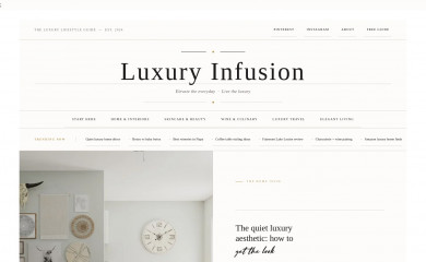 luxuryinfusion.com screenshot