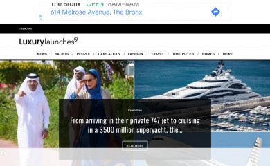 luxurylaunches.com screenshot