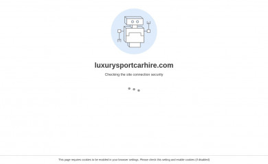 luxurysportcarhire.com screenshot