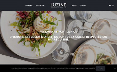 luzine-restaurant.com screenshot
