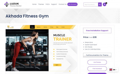 https://www.luzuk.com/themes/free-fitness-wordpress-theme/ screenshot
