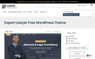 https://www.luzuk.com/themes/free-lawyer-wordpress-theme/ screenshot
