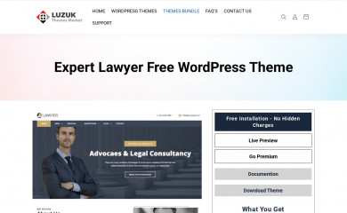 https://www.luzuk.com/themes/free-lawyer-wordpress-theme/ screenshot